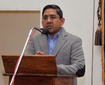 3.Mr. Doyle addressing the students