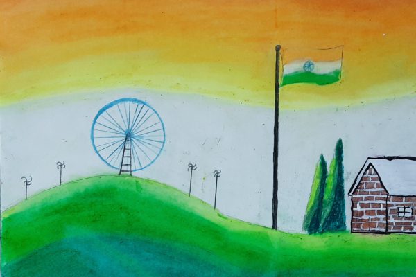 Independence day drawing-Rishita 6C