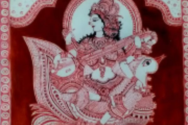 Sanjana P 12 C Kalamkari Art