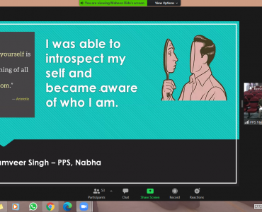 Students from Punjab talk about their self-awareness Students from Punjab talk about their self-awareness