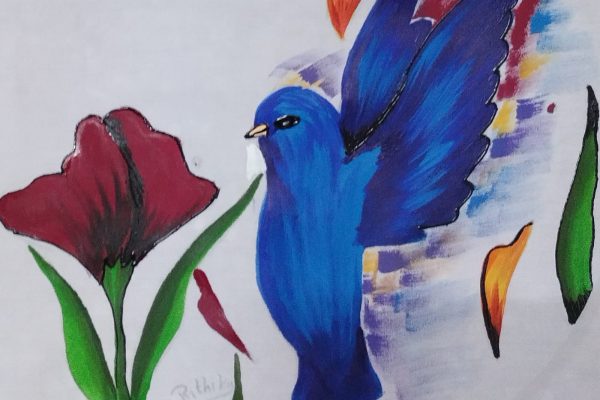 N R Ritika -9D -1 st prize in Expressions 2021