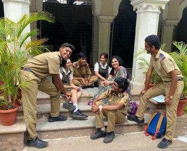Guidance amongst smiles in corridors- Bonding Moments