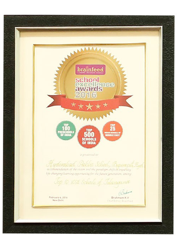 Brainfeed School Excellence Award 2016 Brainfeed School Excellence Award 2016