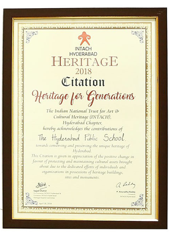INTACH Hyderabad Heritage 2018 INTACH Hyderabad Heritage 2018