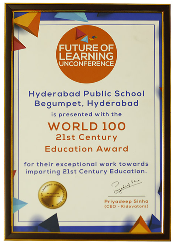 World 100 – 21st Century education award World 100 – 21st Century education award